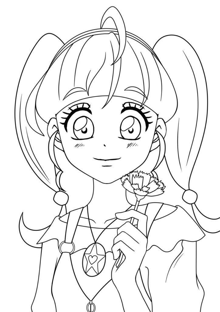 スター☆トゥインクルプリキュア　ぬりえ　星奈ひかる　無料