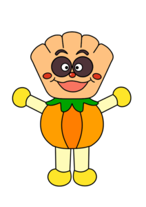 クリームパンダ　ハロウィン　フリー素材