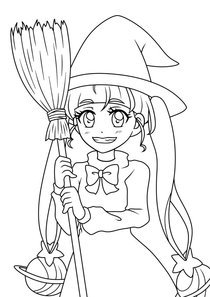 スター☆トゥインクルプリキュア　キュアスター　星奈ひかる　ぬりえ　ハロウィン