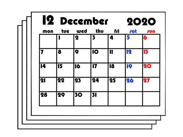 2018年 カレンダー(背景透明)[71611715]｜完全無料画像検索のプリ画像 byGMO