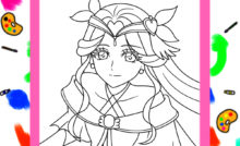 キュアスターイラストの描き方 簡単に原作に似せるなら目と髪がポイント かくぬる工房