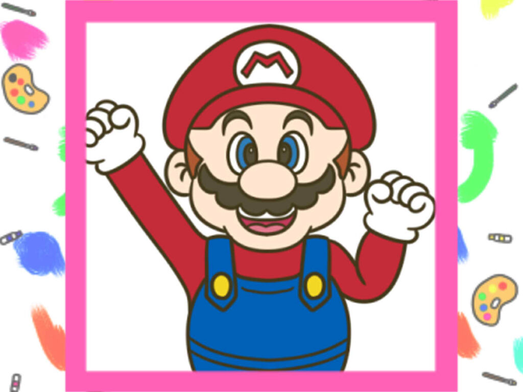 キノピオのかわいいイラストの描き方 【スーパーマリオ】 | かくぬる工房